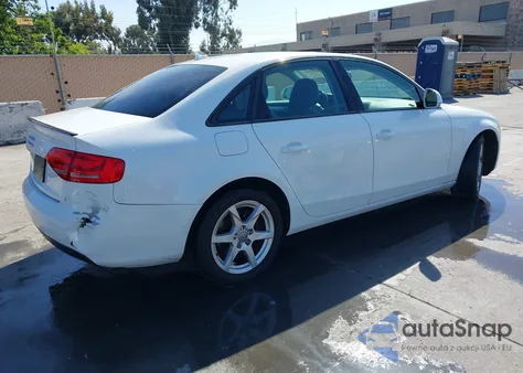 2009 Audi A4 2.0T Premium from USA, damaged, VIN WAUJF78K49N046297